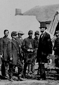 Abraham Lincoln and George McClellan after Antietam