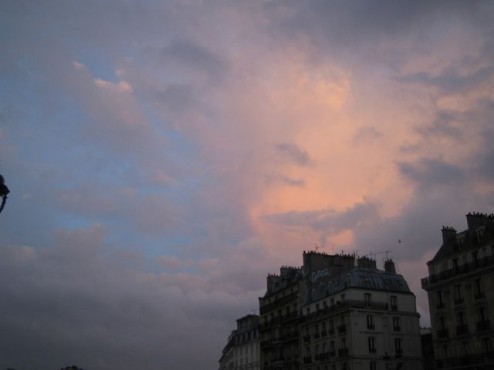 Clouds over the Latin Quarter, Paris