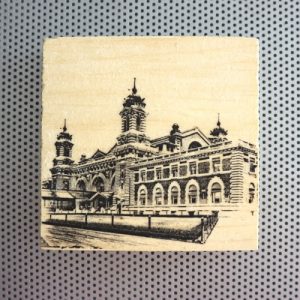 ellis island, immigrant city, new york city, vintage new york, bygone photography, historical buildings, stereographic stereographs