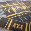 Game of Thrones set of 10 bookmarks Greyjoy banner flags fantasy art print symbols in metallic gold foil on black card for books - Image 3