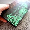 Lady Liberty Plaque 7x3.5" green and copper OOAK handmade vintage poster quote print wall or desk art Statue New York City poem lamp Lazarus - Image 2
