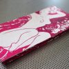 Reclining Female Nude handmade plywood plaque in shiny hot pink on white graffiti vintage cartoon poster print wall or desk art lesbian - Image 4