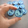Civil War Union Heroes 9 magnet set / 1.5" wood coin fridge decor / Lincoln generals Grant Sherman Thomas Gettysburg office refrigerator - Image 2