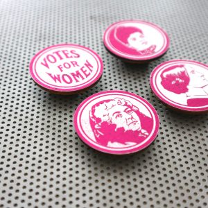 Sister Suffragettes set of 4 1.5" magnets famous historical suffragists refrigerator office decor Votes for Women Susan B Anthony Ida Wells