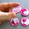 Sister Suffragettes set of 4 1.5" magnets famous historical suffragists refrigerator office decor Votes for Women Susan B Anthony Ida Wells - Image 3
