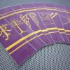 Lord of the Rings Rivendell / art print symbols / set of 9 fantasy bookmarks / gold purple metallic foil highlight cardstock - Image 5