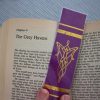 Lord of the Rings Rivendell / art print symbols / set of 9 fantasy bookmarks / gold purple metallic foil highlight cardstock - Image 4