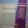 Lord of the Rings Rivendell / art print symbols / set of 9 fantasy bookmarks / gold purple metallic foil highlight cardstock - Image 6