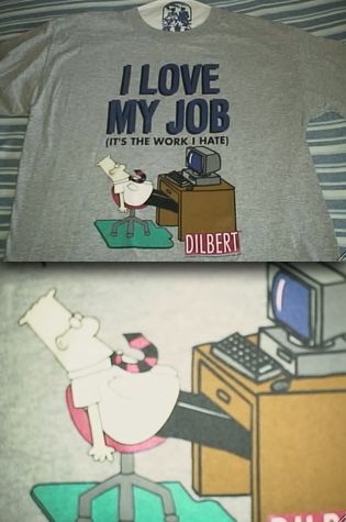Dilbert I Love My Job Work