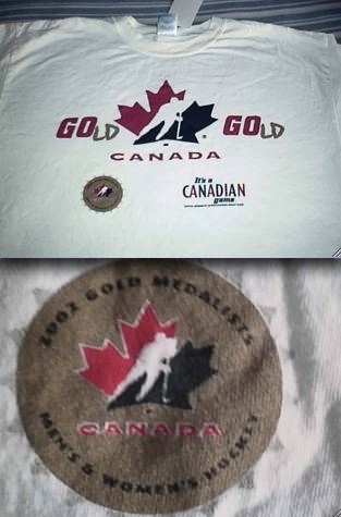 Gold Canada Gold Olympic Hockey