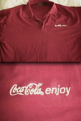 Enjoy Coke Coca-Cola Embroidered Golf